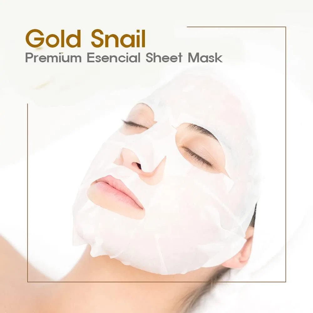 Тканевая маска Prettyskin — С экстрактом улитки и золотом, 23 г — фото 4