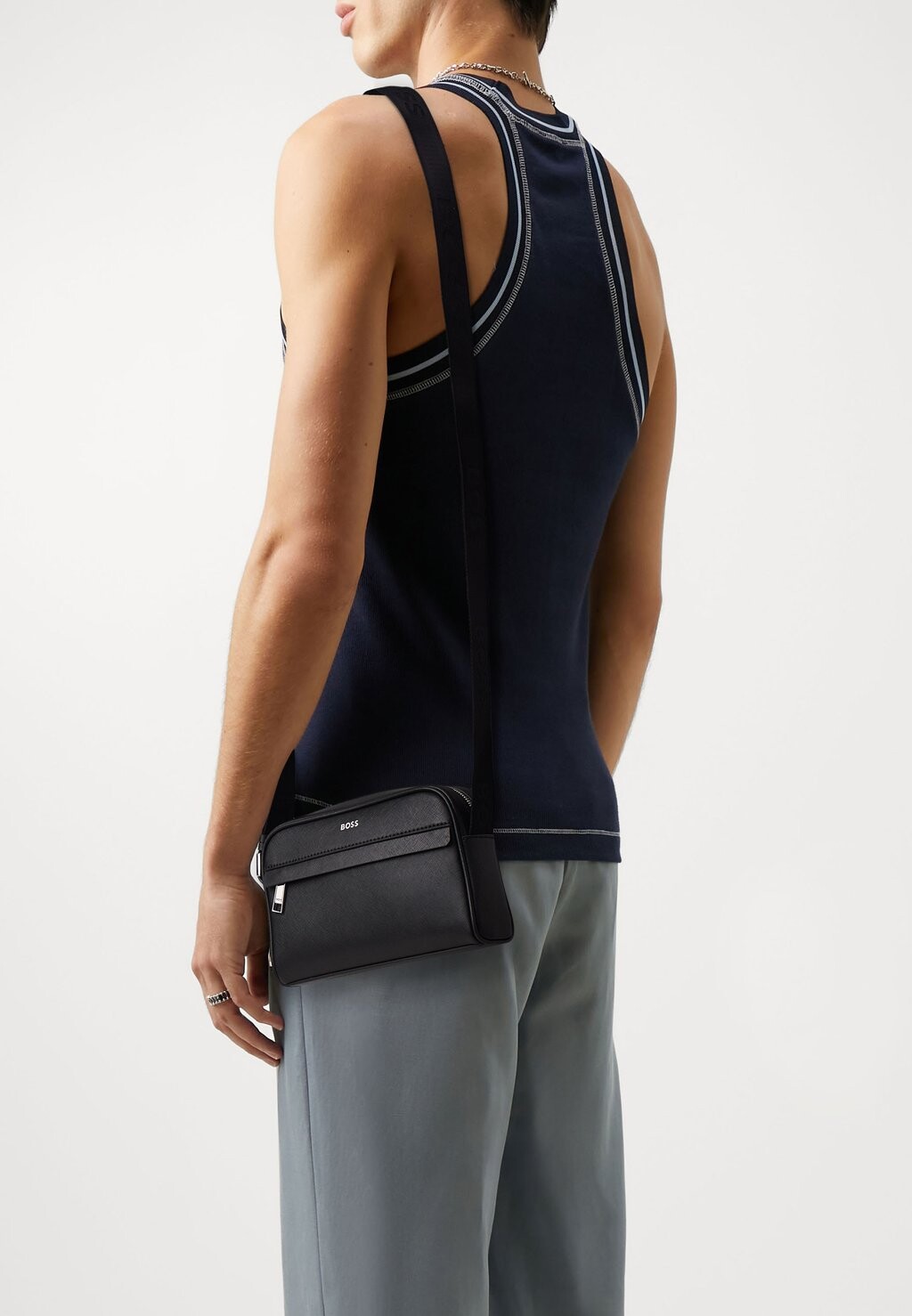

Сумка через плечо ZAIR CROSSBODY UNISEX BOSS, цвет black