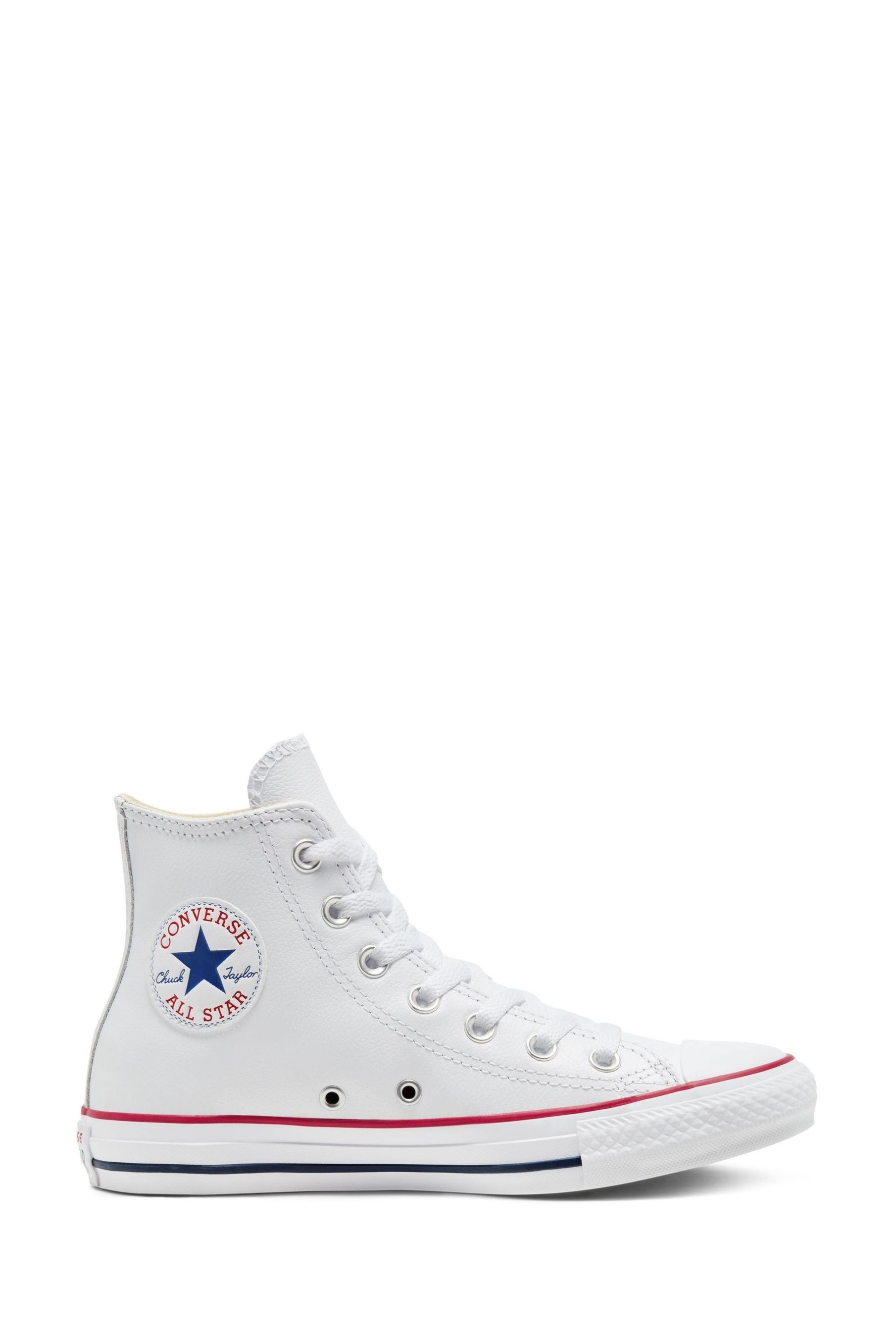 

Кожаные кроссовки с высоким верхом Converse, белый