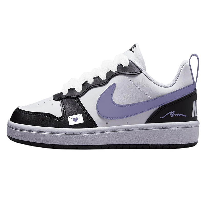 

Низкие детские кроссовки для скейтбординга Court Borough LOW RECRAFT для подростков Nike, фиолетовый