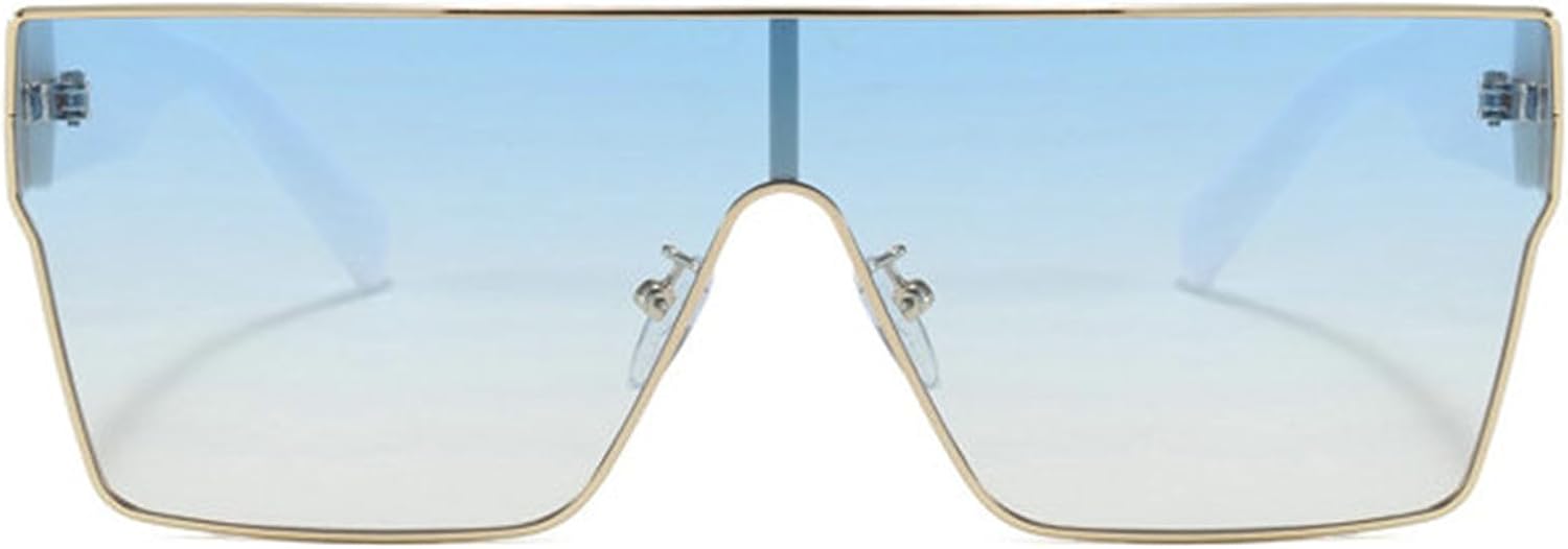 

Большие квадратные солнцезащитные очки без оправы для женщин, новая роскошная модная модель 2025 года, солнцезащитные очки-щитки без оправы для мужчин, ретро-очки helena, C3