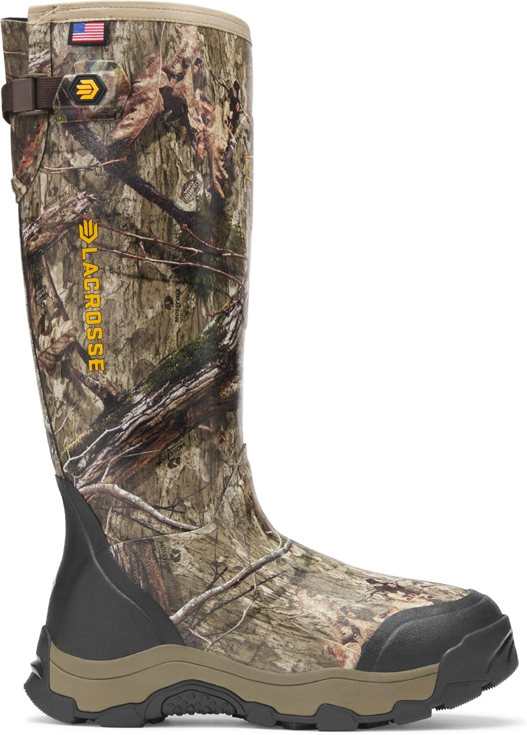 

Мужские резиновые охотничьи сапоги LaCrosse Alpha Evolution 17 - водонепроницаемые, сделаны в США, с комфортной подкладкой, Oak Country Dna