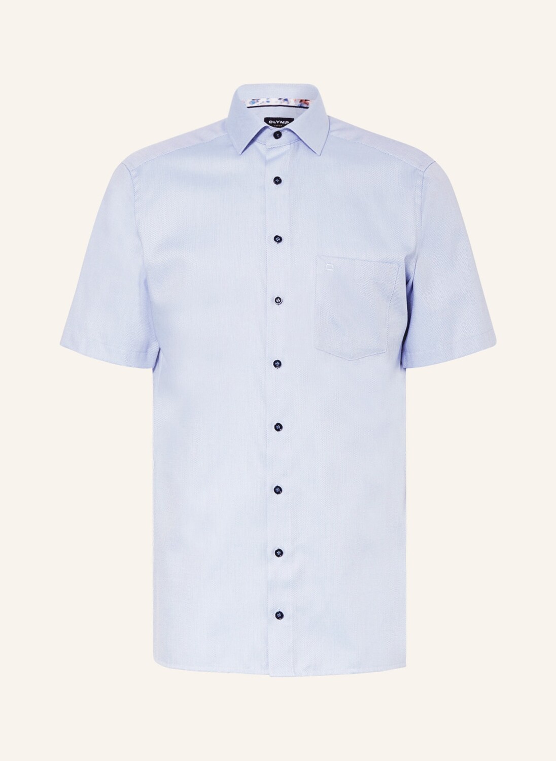 

Рубашка OLYMP Kurzarm-Luxor modern fit, светло-синий