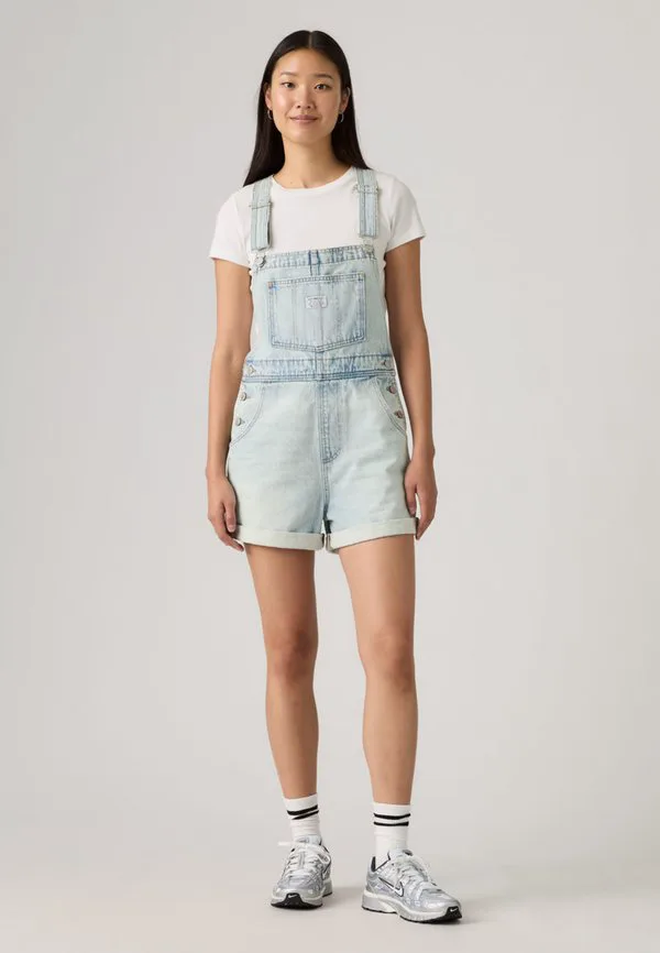 Винтажные легкие комбинезоны-шорты Levi'S, Abraded Art Shortall — фото 2