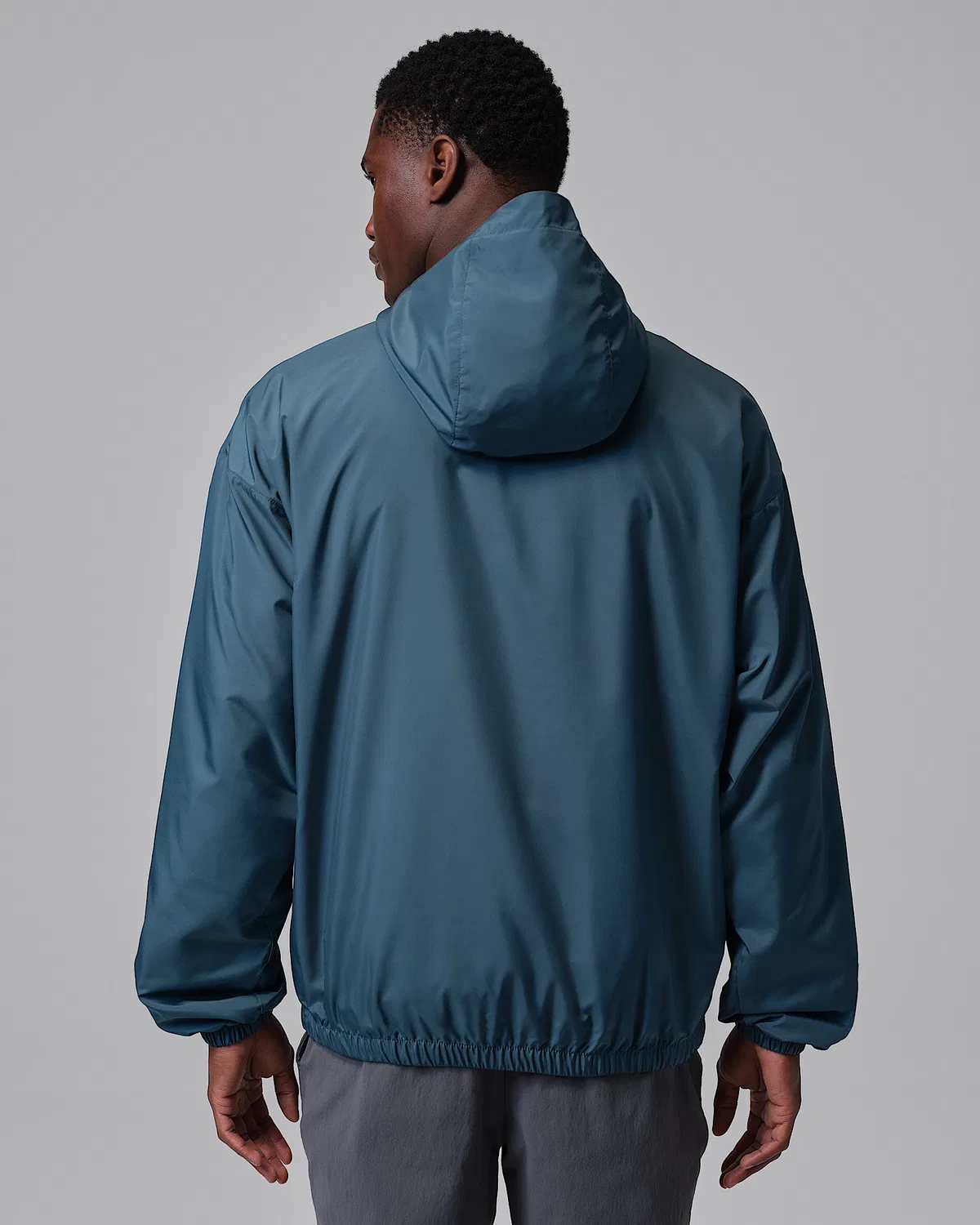 Мужская ветровка Jordan Brooklyn, Squadron Blue/Aura/White/Aura — фото 2