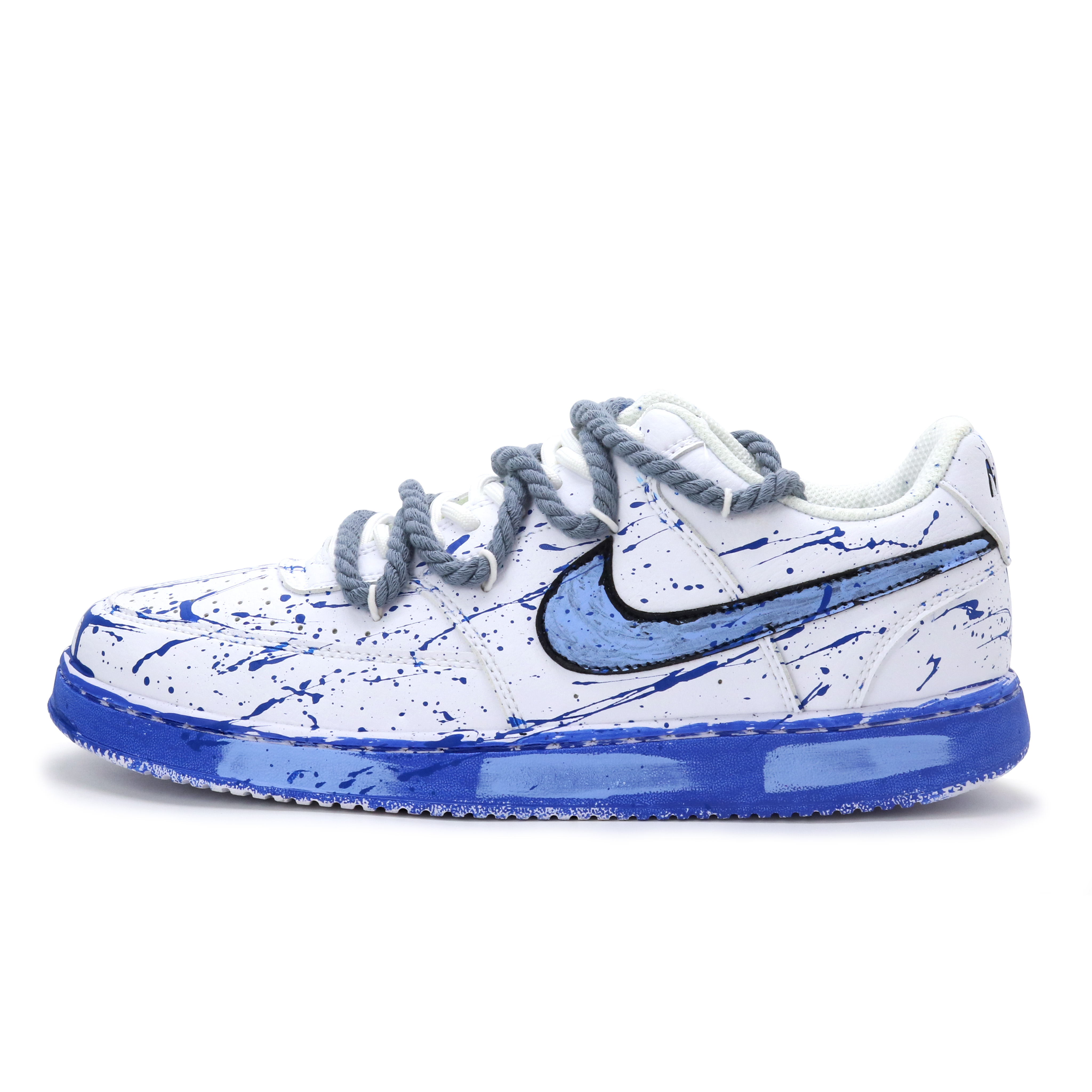 

Nike Кроссовки для скейтбординга Court Vision 1, мужские, низкие, королевский синий/небесно-голубой