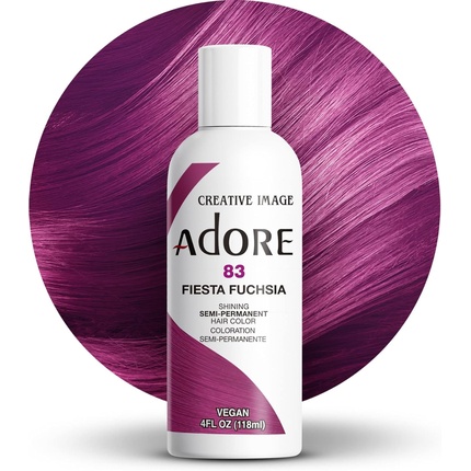 

Сияющая полуперманентная краска для волос 83 Fiesta Fuchsia Adore