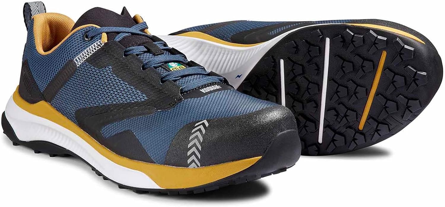 Мужские кроссовки Kodiak Quicktrail Low с нанокомпозитным носком для защиты, промышленного назначения, темно-синий — фото 4