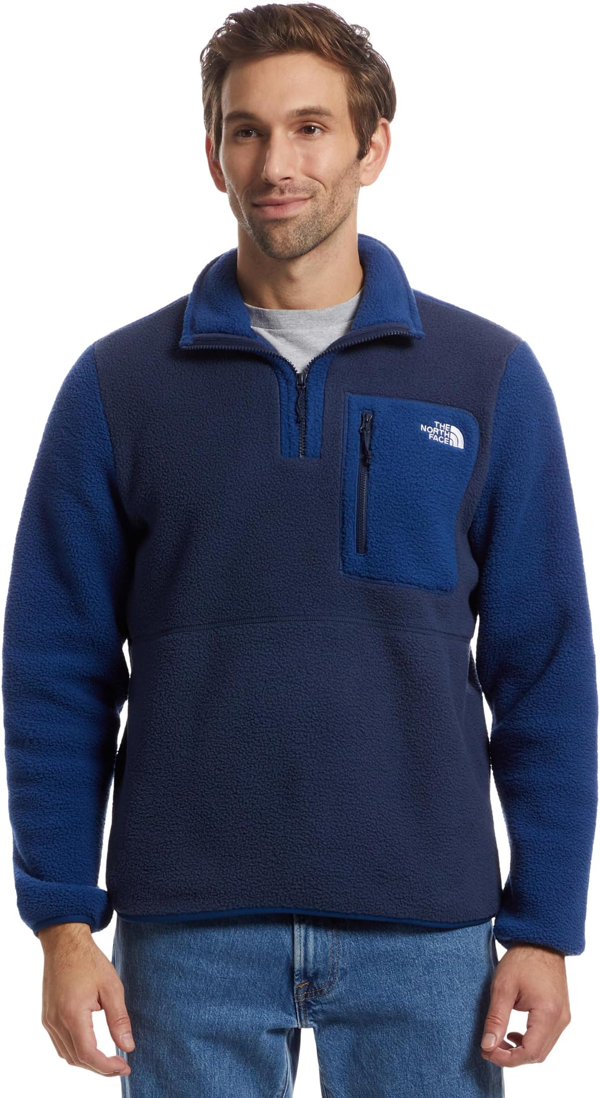 

Толстовка The North Face Yumiori 1/4 Zip, цвет Summit Navy/Estate Blue/Summit Navy