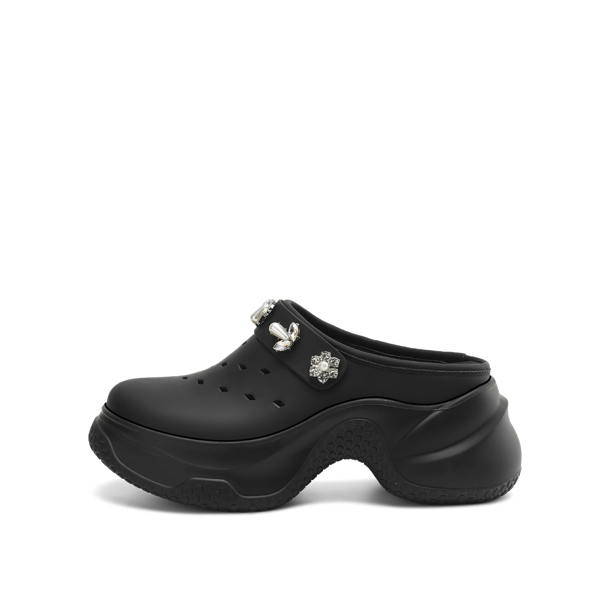 Rosa Bianca Женские сабо черные с овечьей стелькой, цвет Black (Sheepskin Insole)