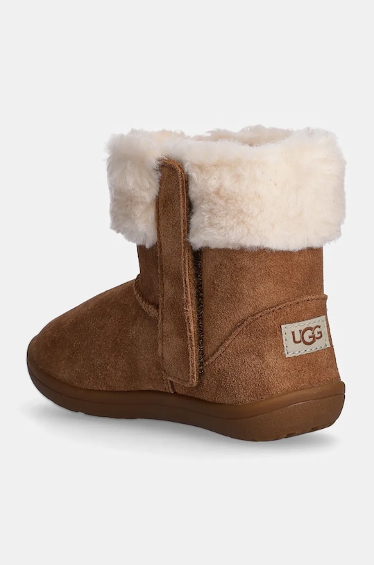 Детские замшевые зимние сапожки SAMMEE Ugg, коричневый — фото 3