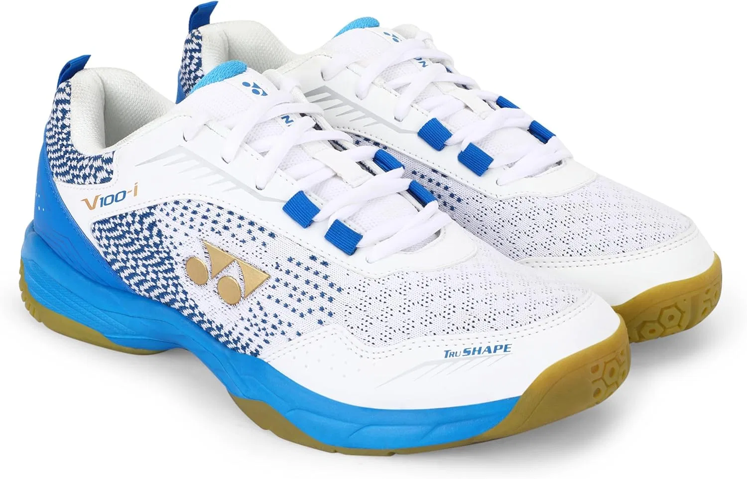 Кроссовки для бадминтона YONEX, цвет White Blue Ceramic Blue