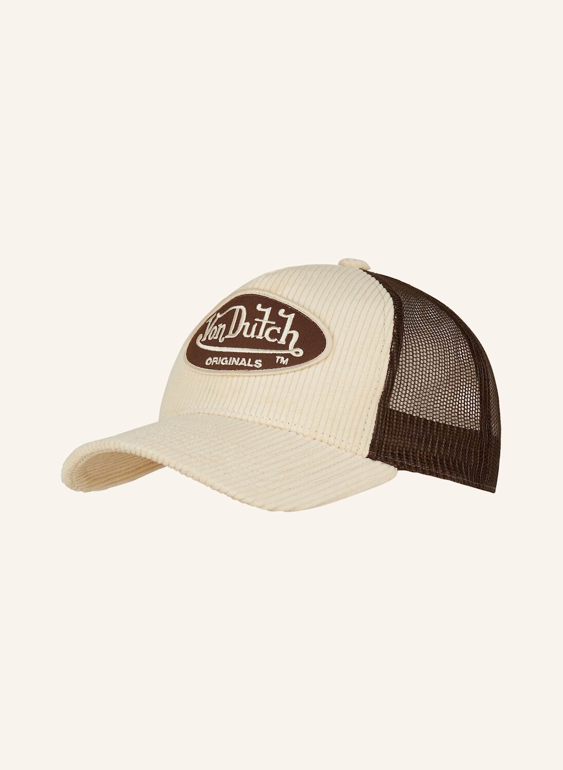 

Шнур-Кепка дальнобойщик Бостон Von Dutch, бежевый