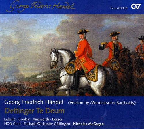 

CD диск Handel / Ndr Chor / Festspiel Orch / McGegan: Dettinger Te Deum