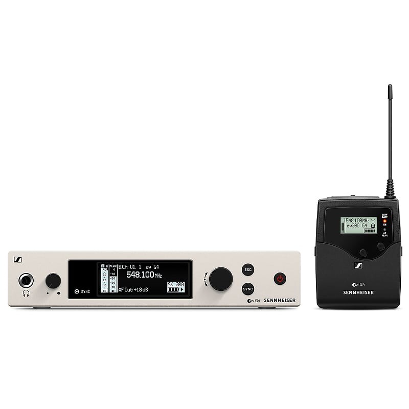 

Беспроводная система Sennheiser Sennheiser EW 300 G4-SK-RC Bodypack Wireless System (GW1 Band/558 - 608 MHz)