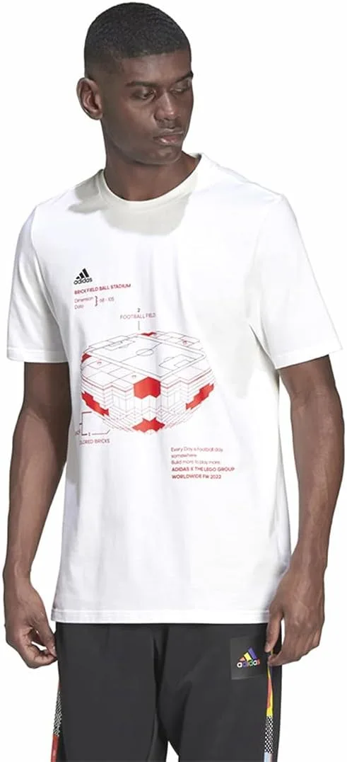 

Футболка adidas X Lego с принтом, белая