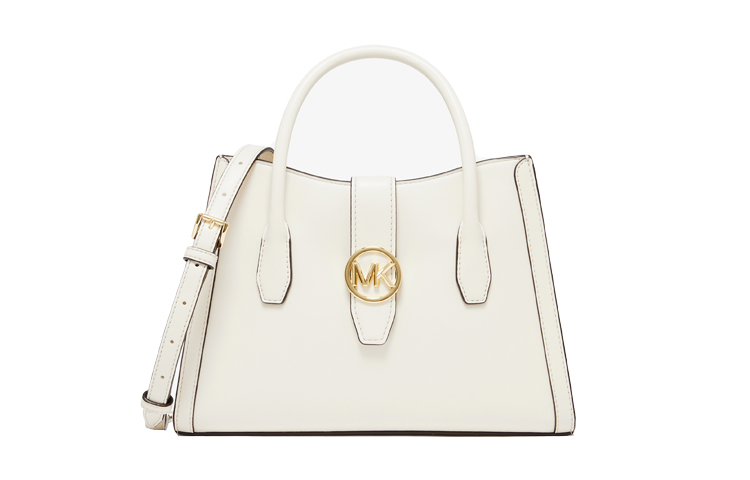 

MICHAEL KORS Сумка Gabby из искусственной кожи на одно плечо, среднего размера, женская, молочно-белого цвета