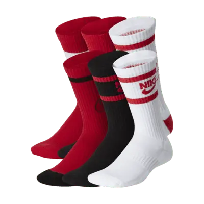 

Носки Nike Everyday Kids' Cushioned Crew (6 шт), разноцветный