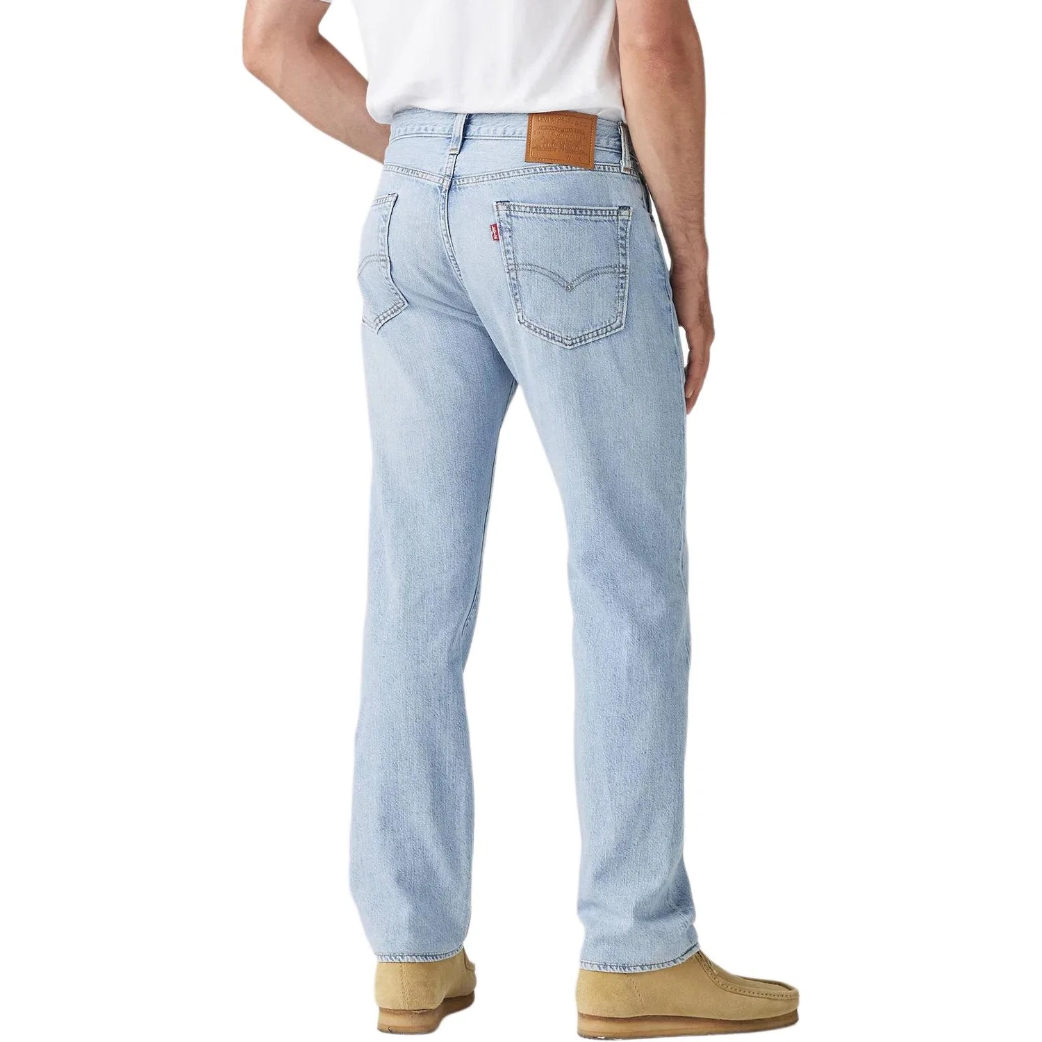 Джинсы Levis Linen+Denim Light Blue — фото 4