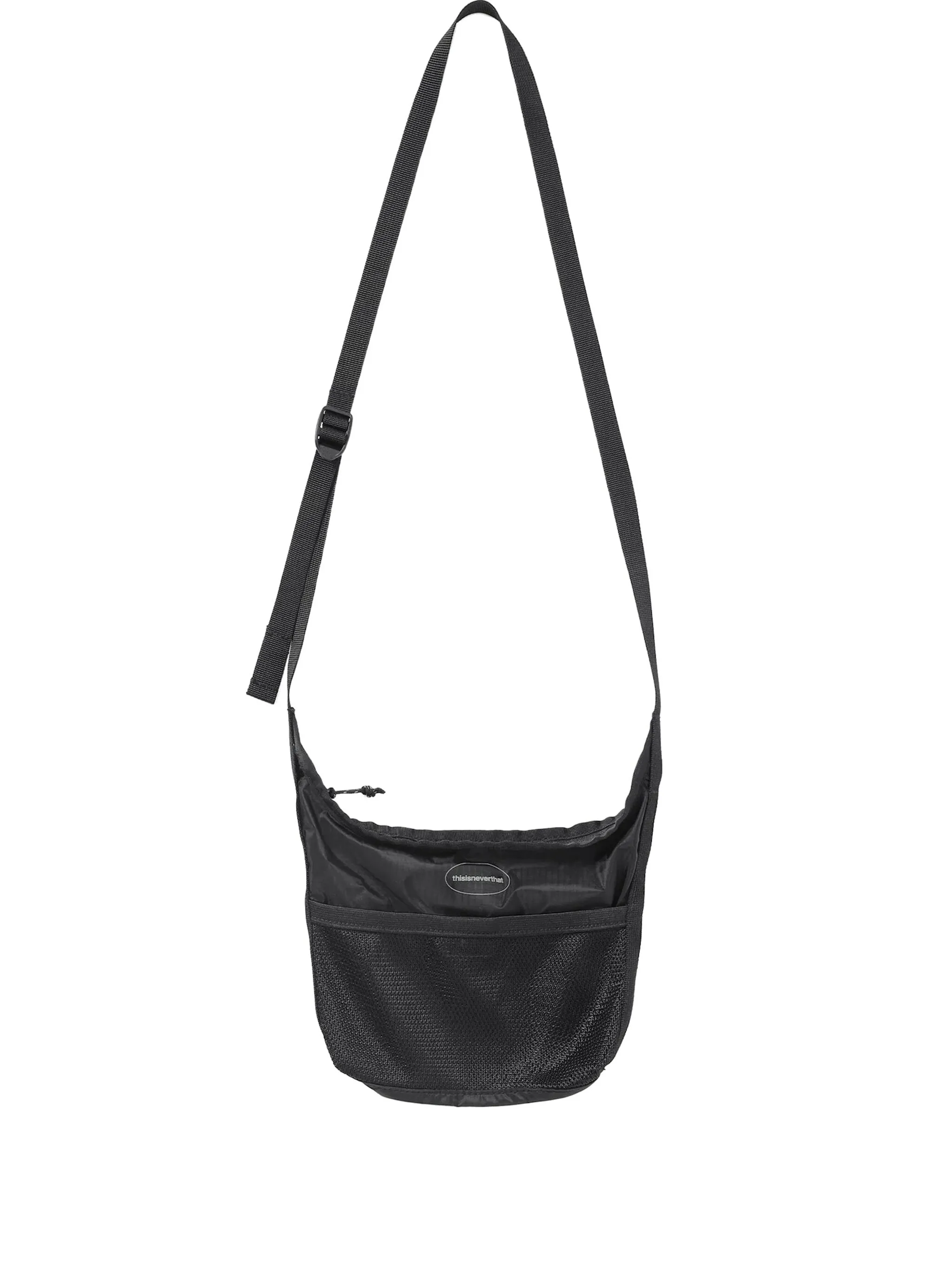 

Сумка-мессенджер с сетчатой вставкой This Is Never That, черный