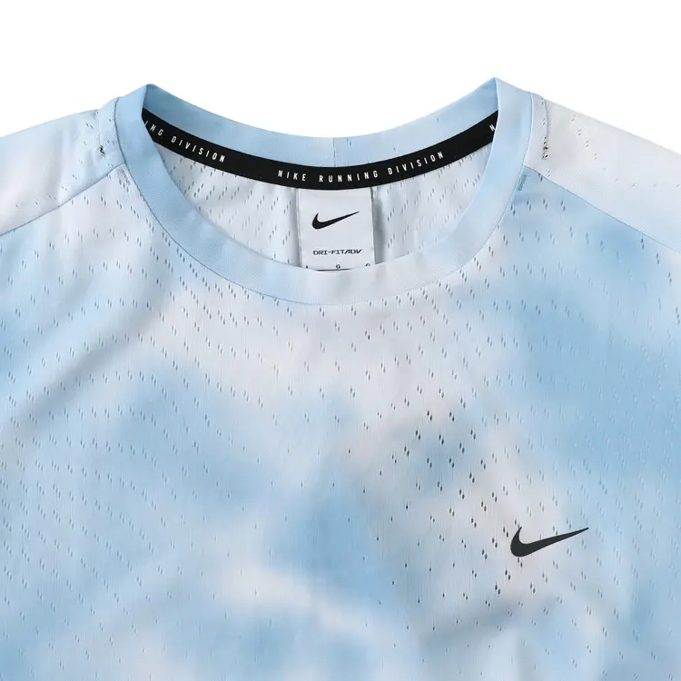 Nike Футболка Dri FIT ADV мужская синяя белая — фото 4
