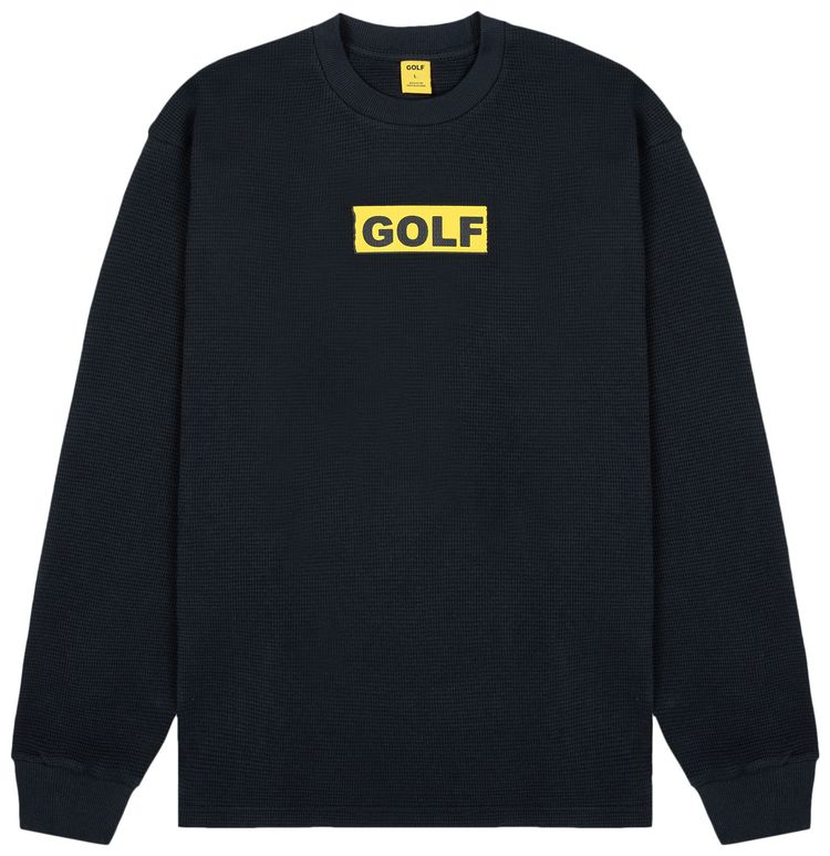 

Лонгслив GOLF WANG Collage Long-Sleeve Thermal 'Black', черный