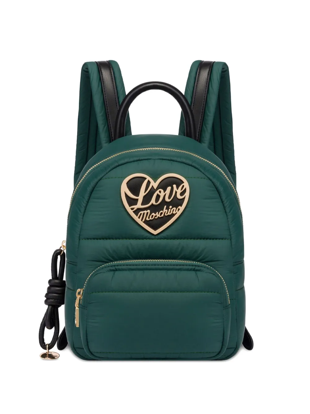 

Стеганый рюкзак Love Moschino, зеленый