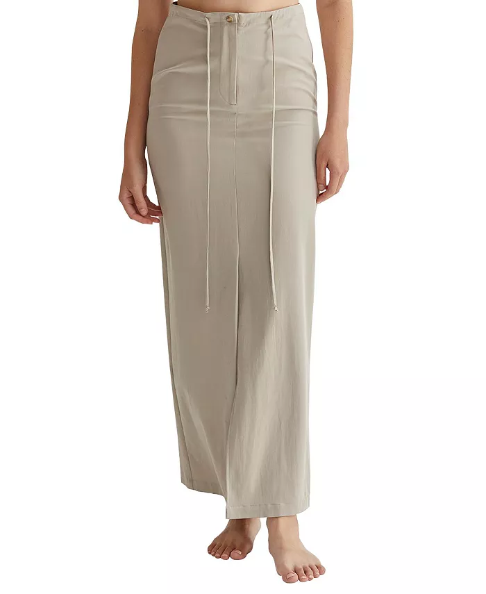 

Женская юбка макси Jayda Tencel Blend CRESCENT, коричневый/бежевый