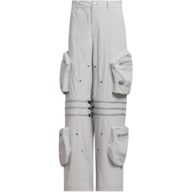 Брюки GALI FW25 Cargo Unisex Adidas Originals, светло-серый — фото 3