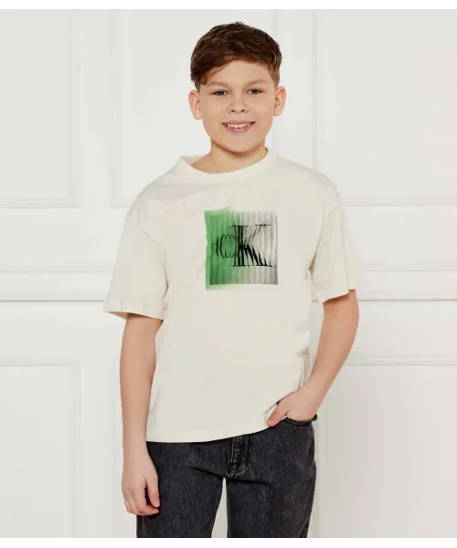 

Футболка Regular fit Calvin Klein Jeans, бежевый