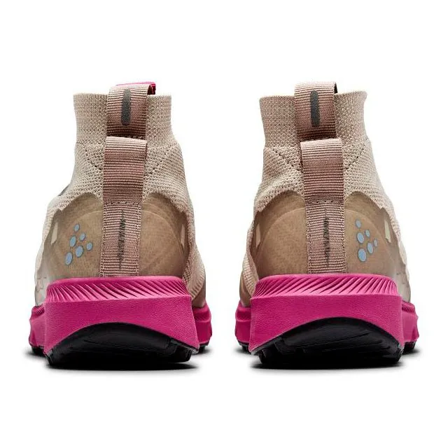 Женские трейловые кроссовки Nordic Fuseknit Hydro Mid Craft, Ecru/Roxo — фото 3