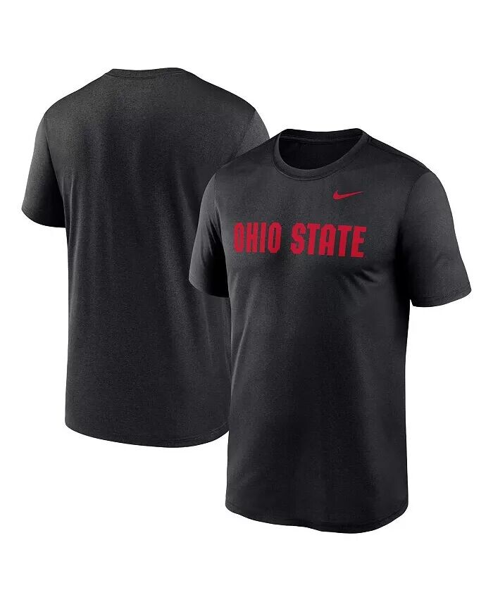 

Мужская черная футболка Ohio State Buckeyes Primetime Legend с надписью Nike