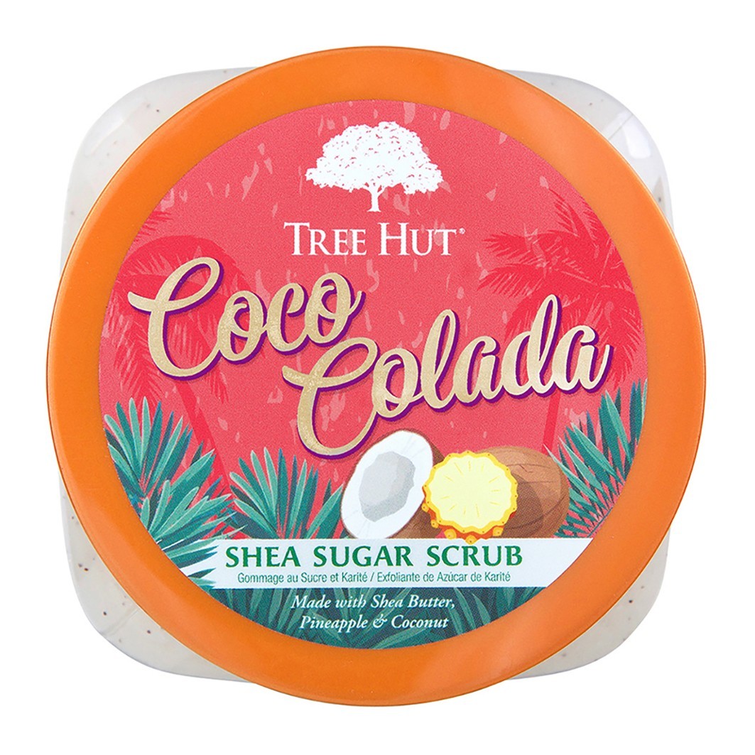 Скраб для тела shea sugar scrub coco colada Tree Hut, вес 510 гр. — фото 3
