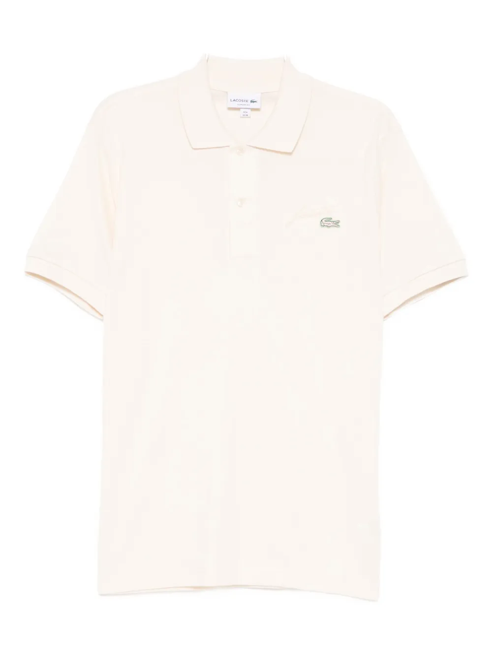 

Рубашка поло с вышитым логотипом Lacoste, нейтральный