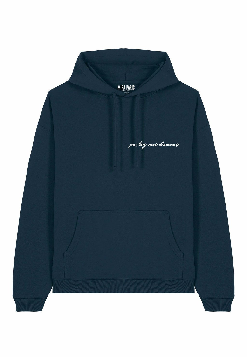 

Толстовка PARLEZ MOI DAMOUR EMBROIDERY UNISEX - Hoodie Mira Paris, темно-синий