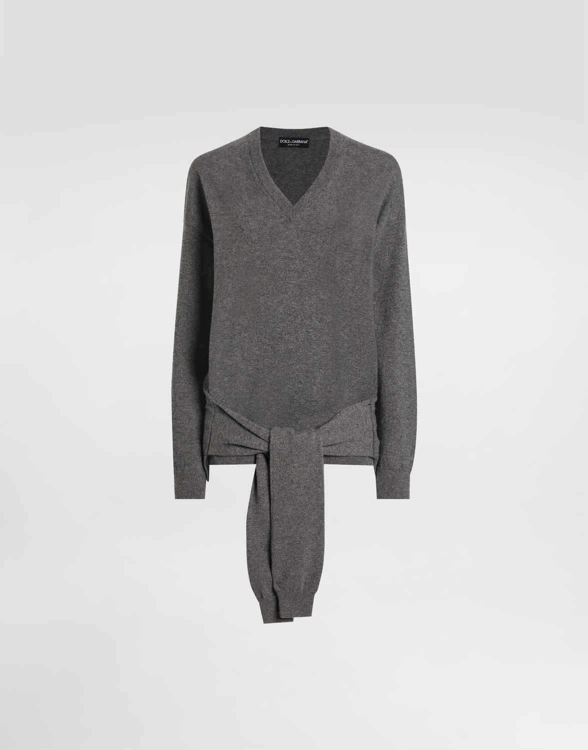 

Пуловер из кашемира Dolce & Gabbana, серый