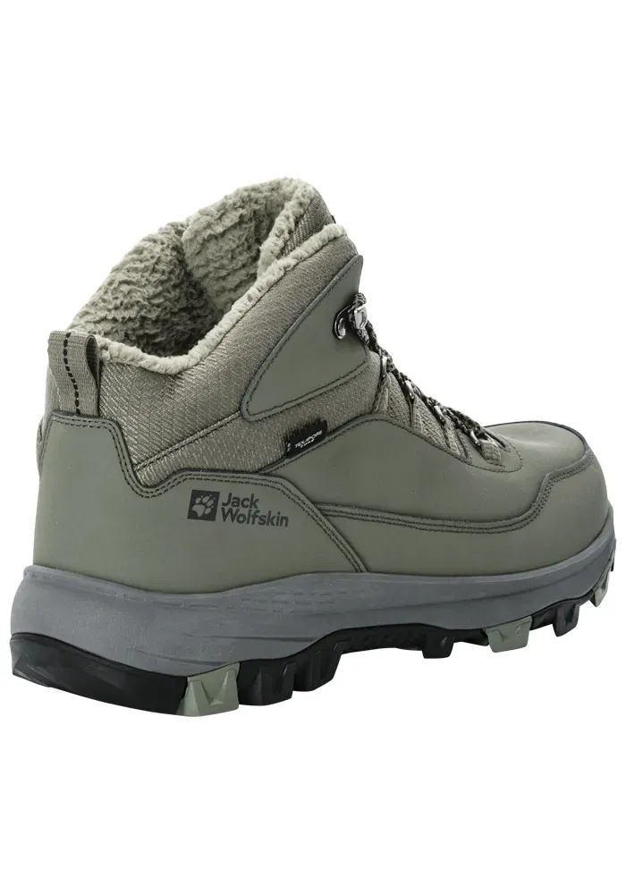Трекинговые туфли Jack Wolfskin "EVERQUEST TEXAPORE MID M", оливковый — фото 4