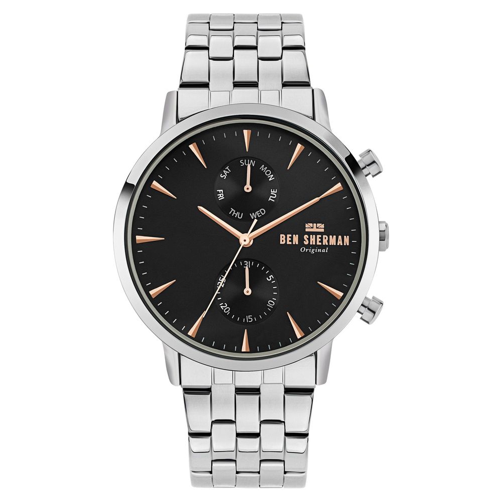 

Мужские часы Ben Sherman из нержавеющей стали, серый