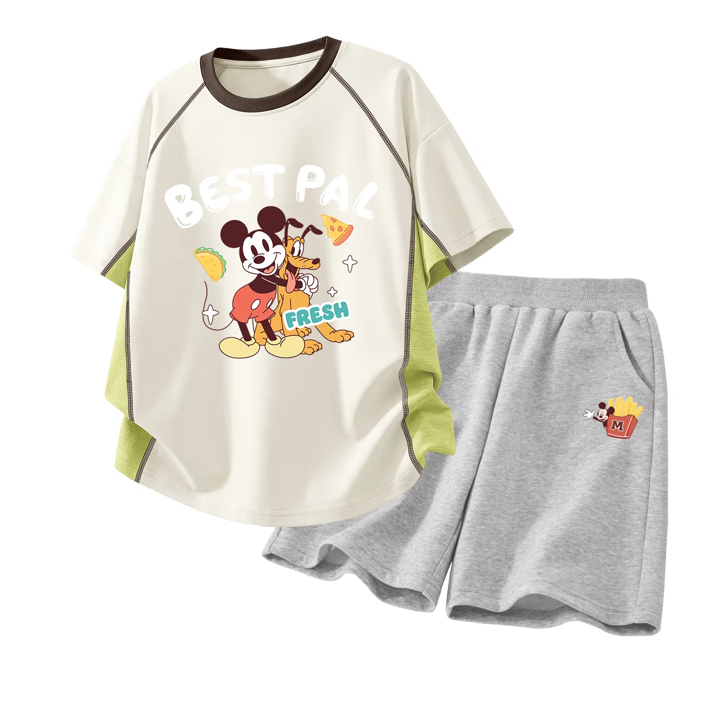 Спортивный костюм Disney Casual Sportswear 2 Piece Set, зеленый и черный — фото 4