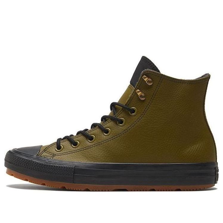 

Кеды Converse Chuck Taylor All Star Winter Leather High 'Dark Moss', зеленый