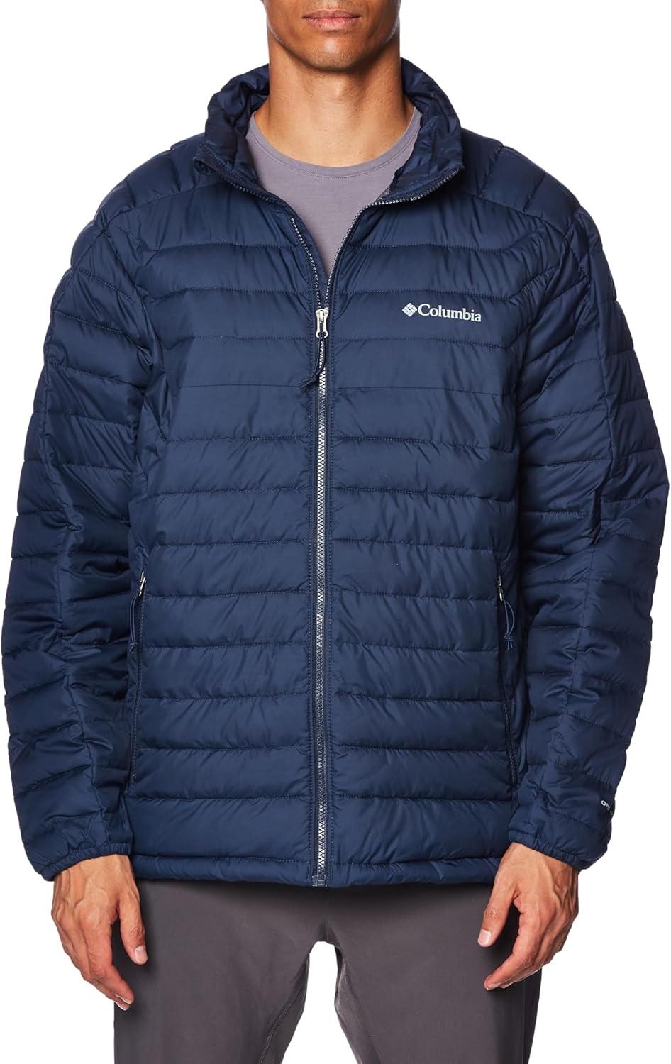 

Columbia мужская утепленная куртка Big and Tall White Out II Omni Heat, Collegiate Navy