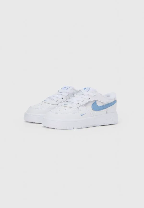 Кроссовки force 1 унисекс с низкой посадкой Nike Sportswear, White/Work Blue — фото 2
