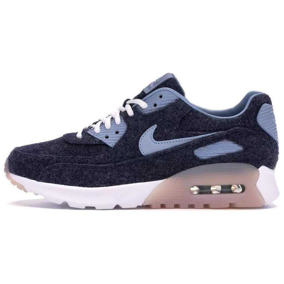

Кроссовки Nike Air Max 90 Ultra Premium Midnight Navy/Blue Grey-White Women's, цвет Midnight Navy