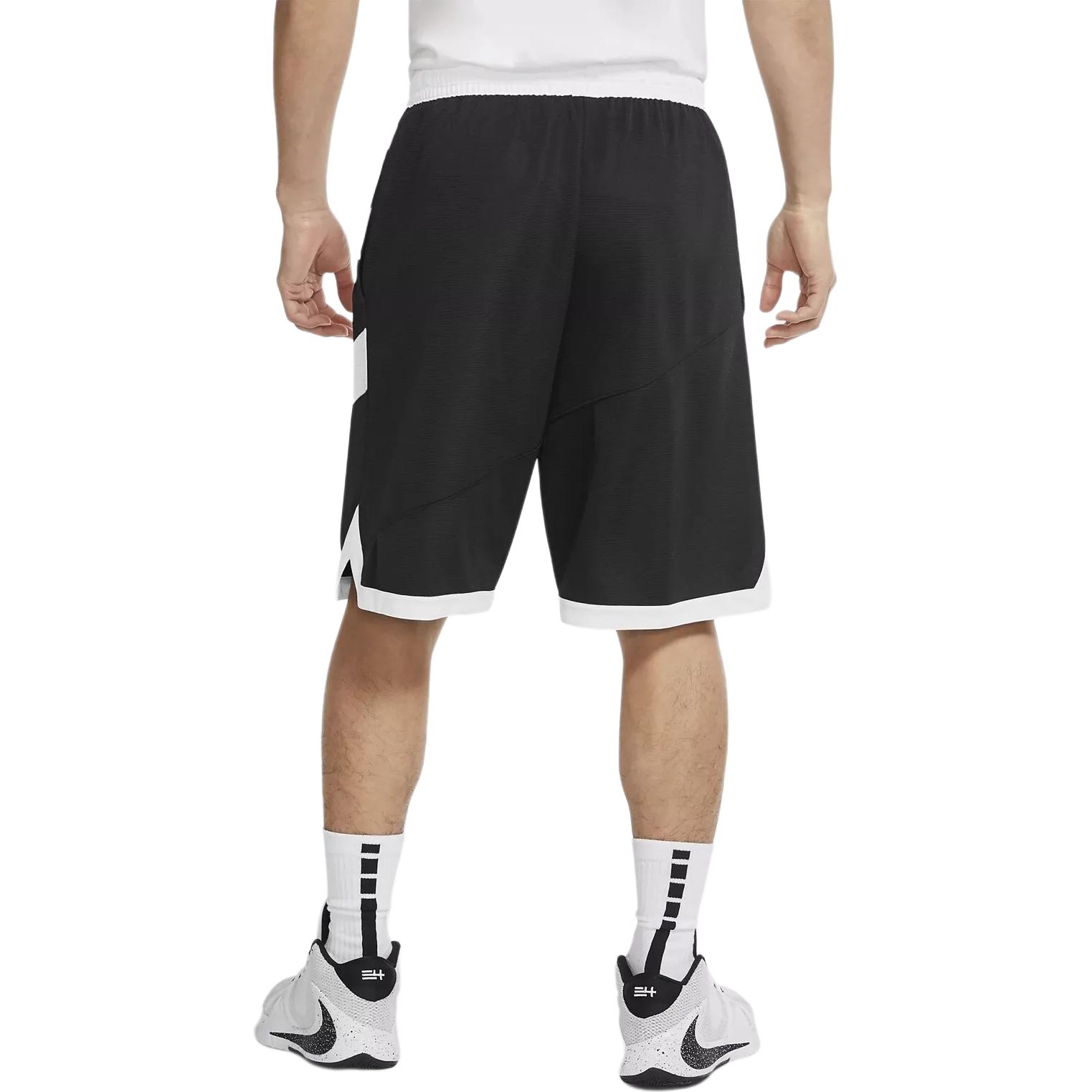 Nike Dri Fit Мужские баскетбольные шорты Черно-белые — фото 3