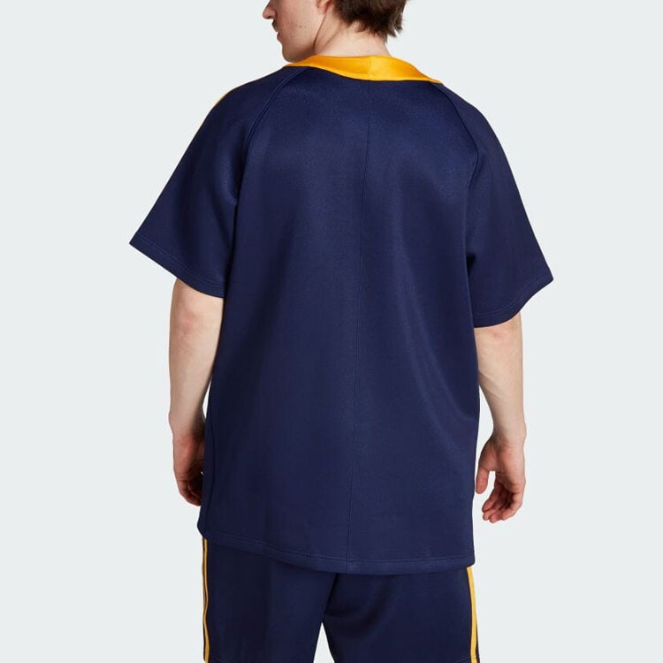 Рубашка мужская темно-синяя Adidas Originals, темно-синий — фото 3