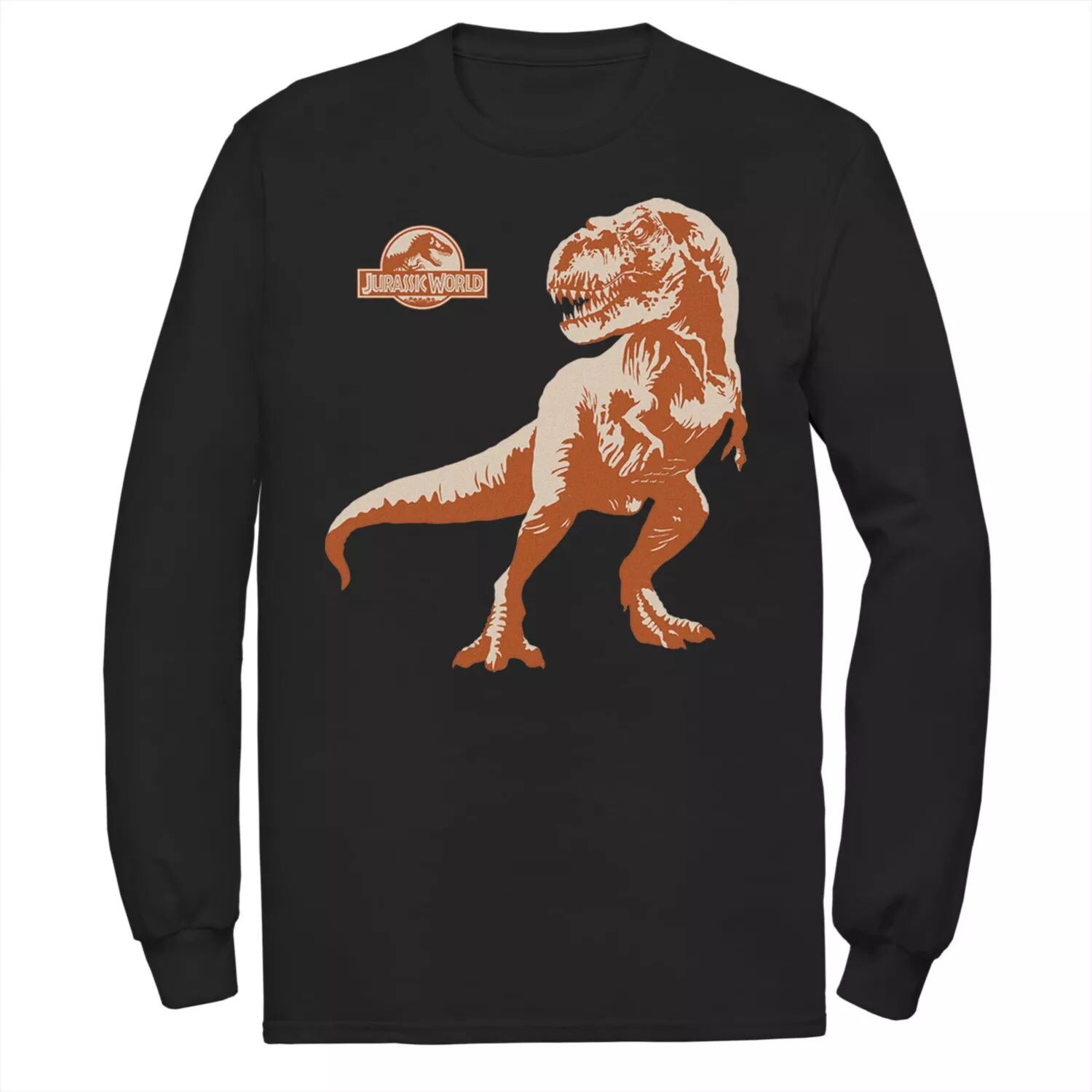 

Мужская футболка оранжевого оттенка с логотипом T-Rex Portrait Jurassic Park, Оранжевый, Мужская футболка оранжевого оттенка с логотипом T-Rex Portrait Jurassic Park