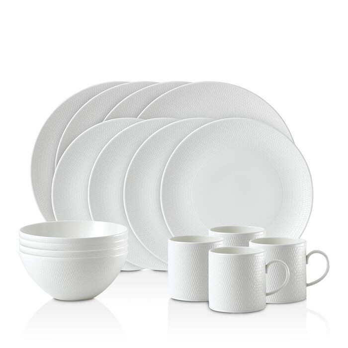 

Набор столовой посуды Wedgewood Gio, 16 предметов Wedgwood, белый