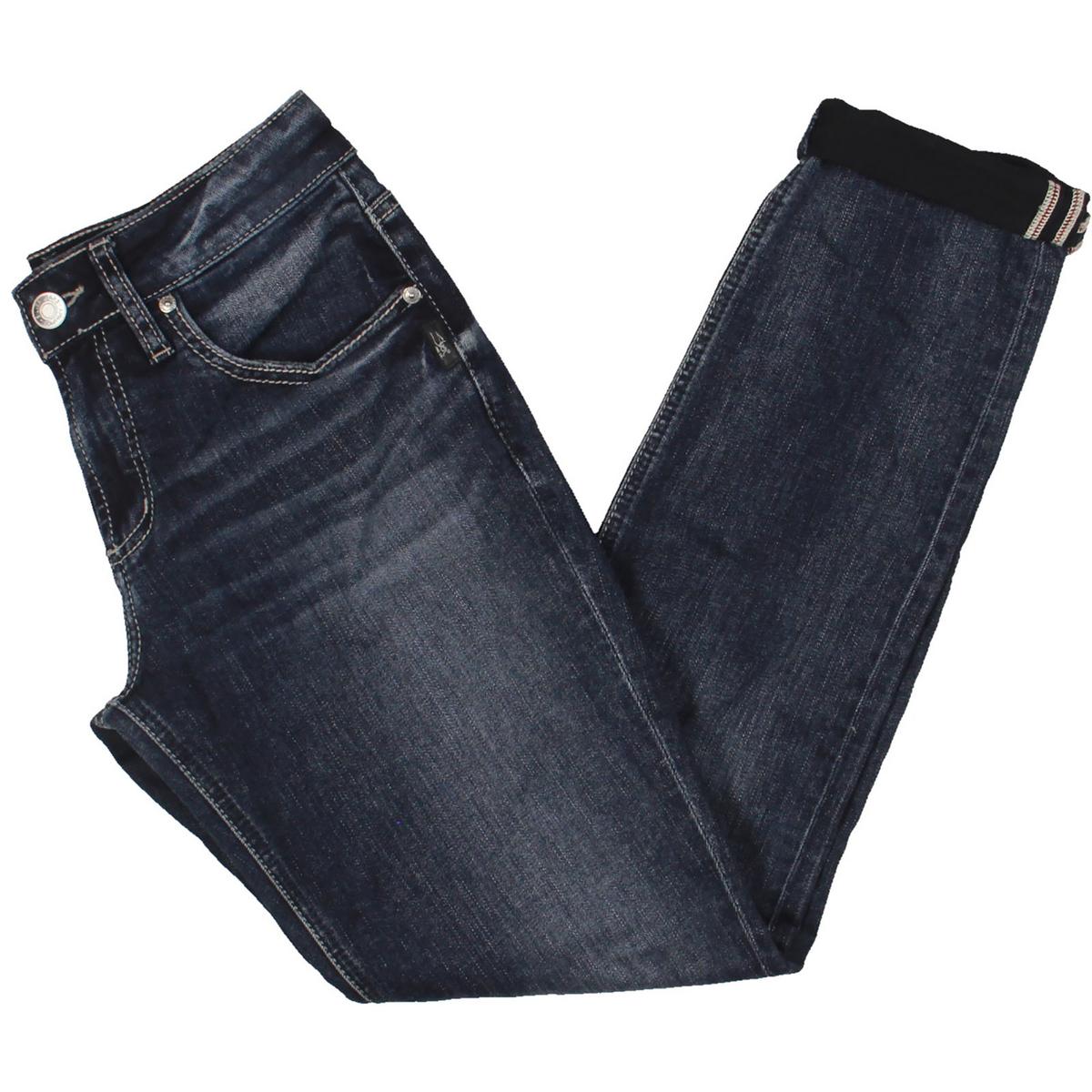 

Женские джинсы бойфренды из экологически чистого денима Silver Jeans Co., индиго