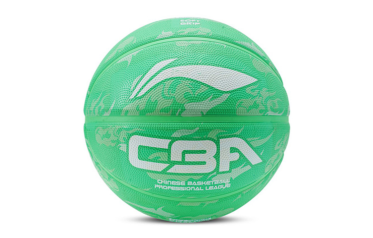 

LINING Резиновый баскетбольный мяч зеленый размер 7 тренировочный унисекс