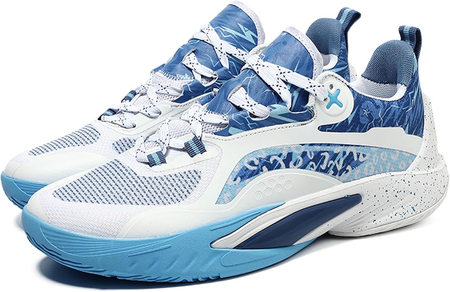 

Мужские и женские модные кроссовки на шнуровке, легкие повседневные баскетбольные и скейтбордические кроссовки Wurmiuhd, синий